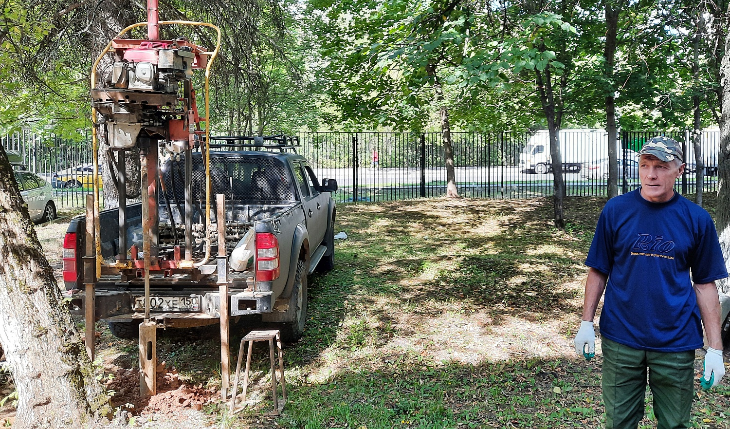 Геологические изыскания г. Москва, улица Волынская дом 7, инженерные сети